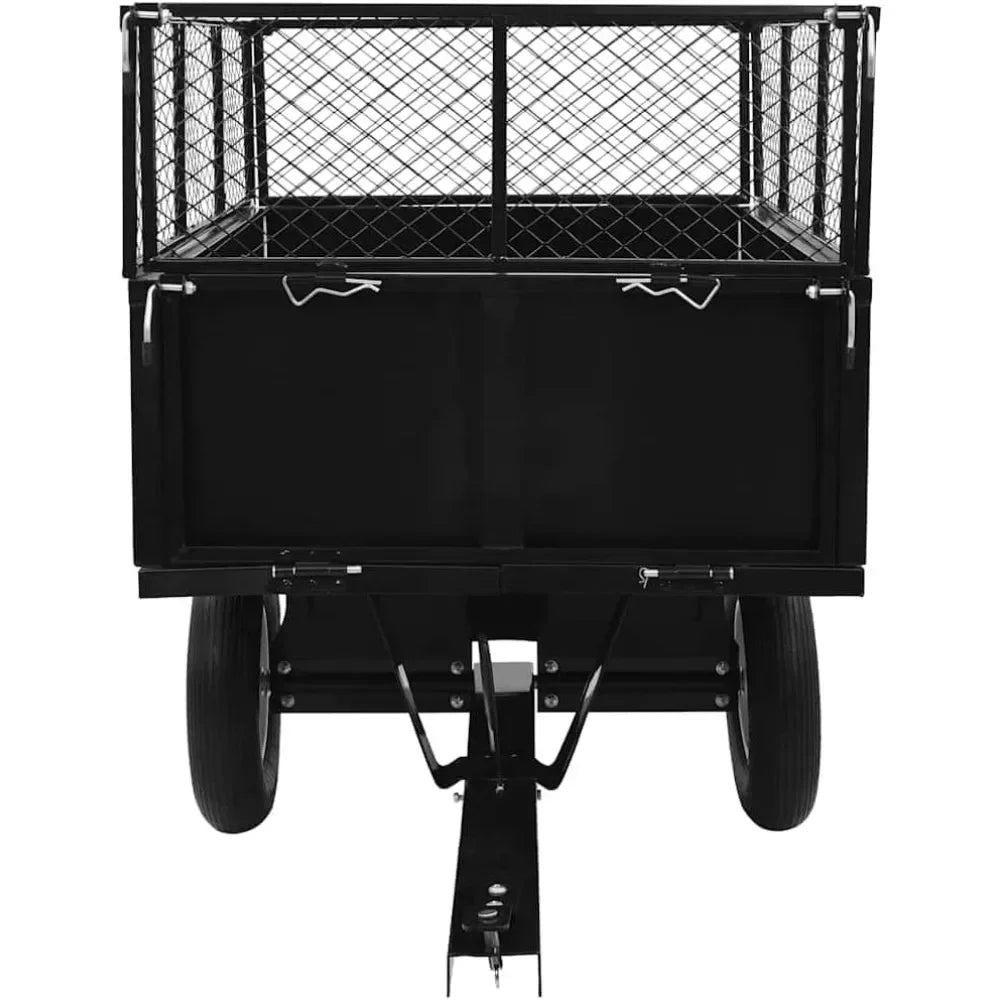 Tipping Trailer for Lawn Mower by NoEnName