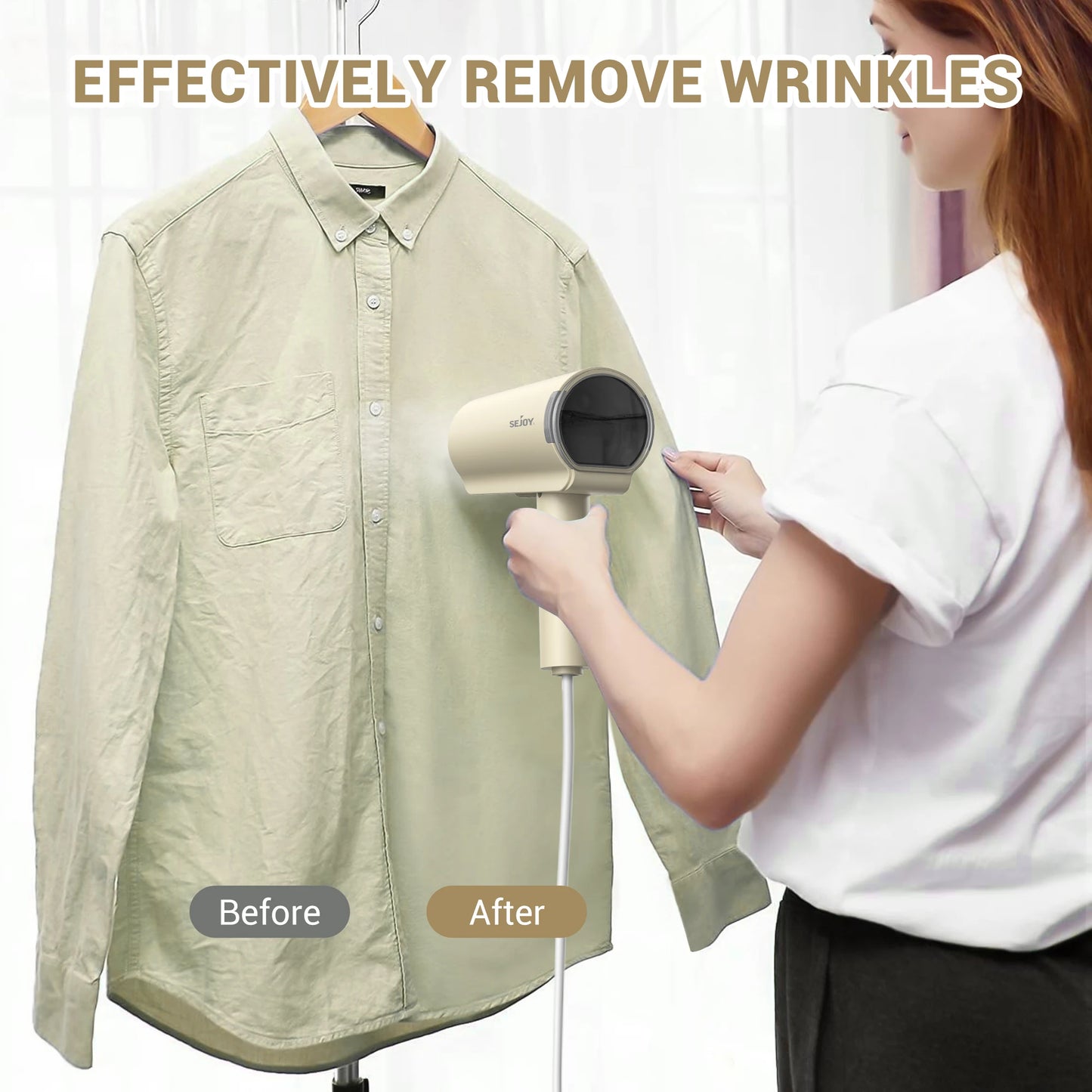 Handheld Garment Steamer 1000W Portable Electric Iron Cleaner