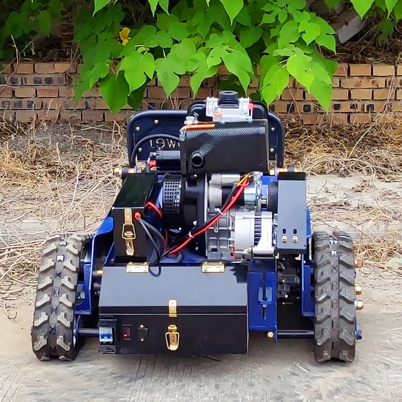 Customized Remote Control Gasoline Lawn Mower for Home Use