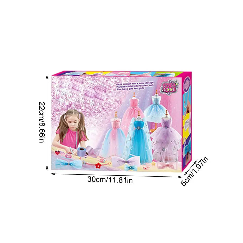 Kids Dress Design Craft Kit Creative Fashion Fun for Girls
