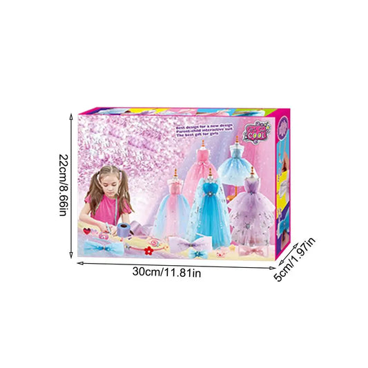 Kids Dress Design Craft Kit Creative Fashion Fun for Girls