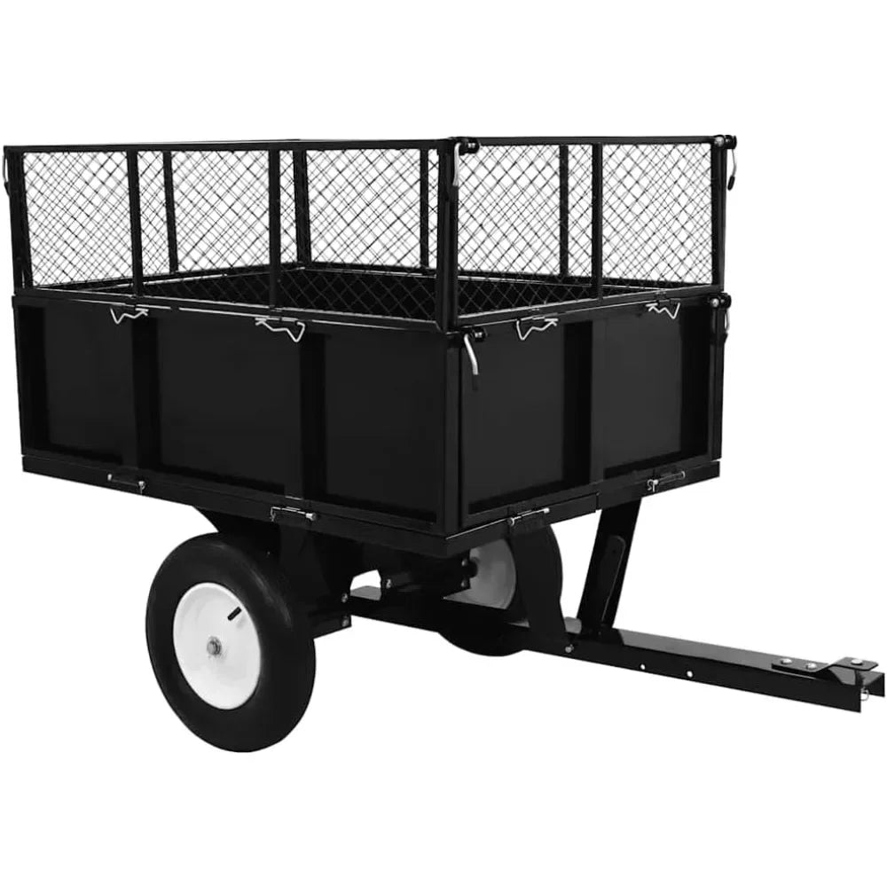 Tipping Trailer for Lawn Mower by NoEnName