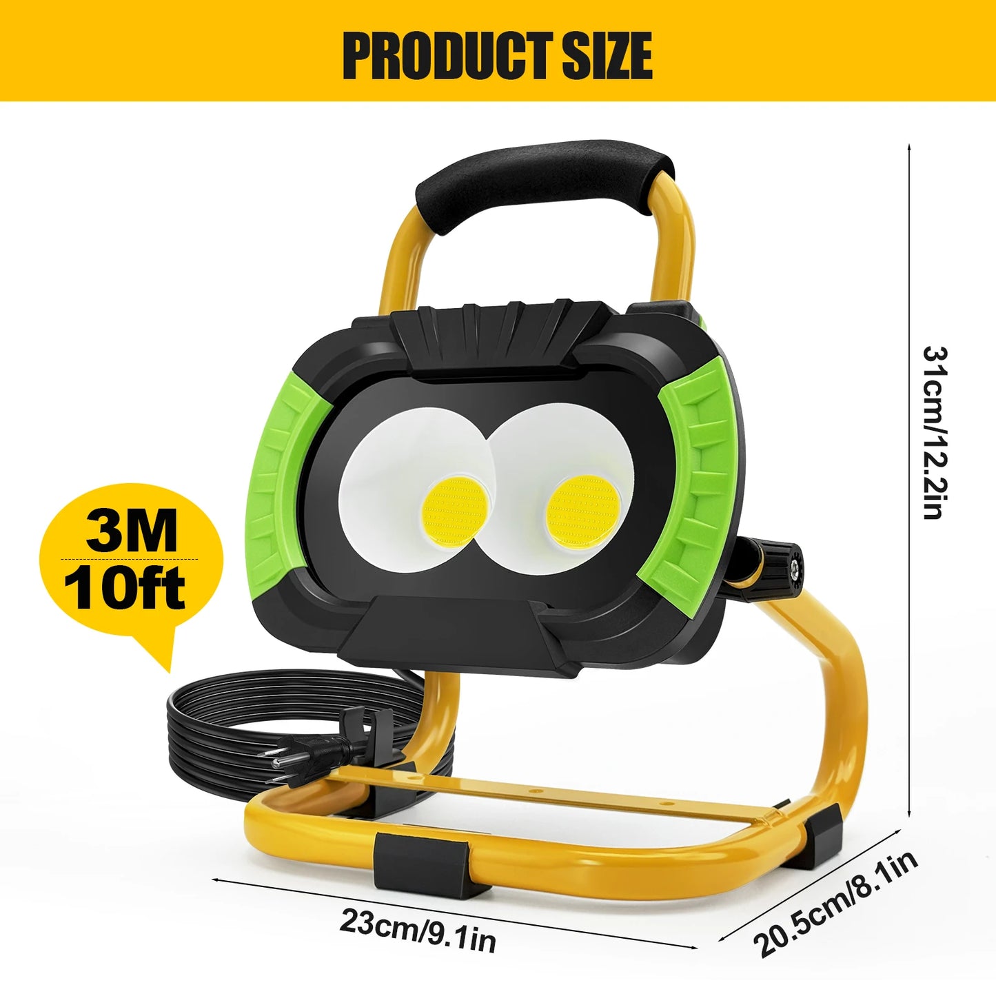 Bulb 50W Hybrid LED Work Light Compatible Makita Battery