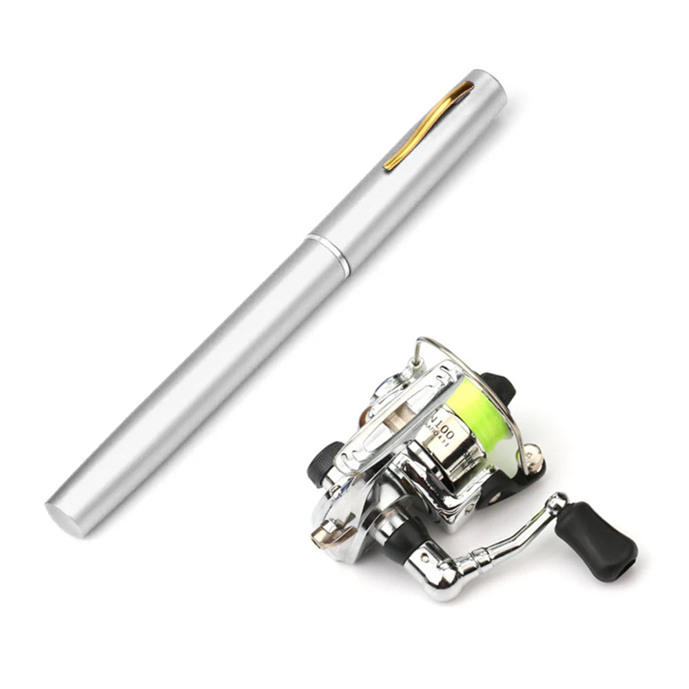 Tomshoo Pocket Collapsible Fishing Rod Reel Combo Kit