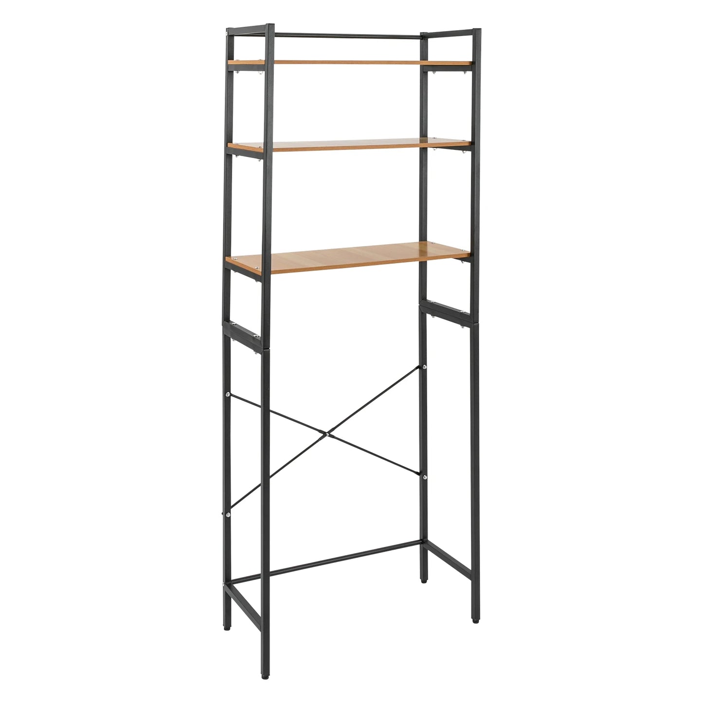 3-Tier Adjustable Washing Machine Shelf for Bathroom Storage