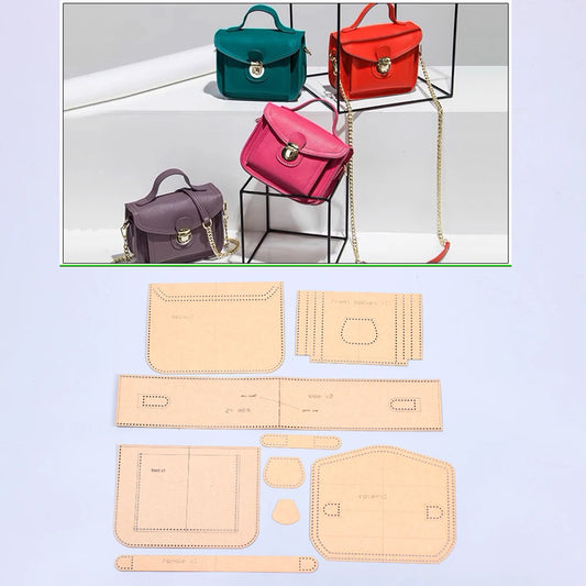 Choice Shoulder Bag Sewing Pattern Leather Craft Template