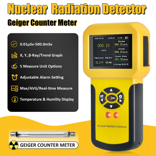 HoldPeak Nuclear Radiation Detector Geiger Counter HP 886A