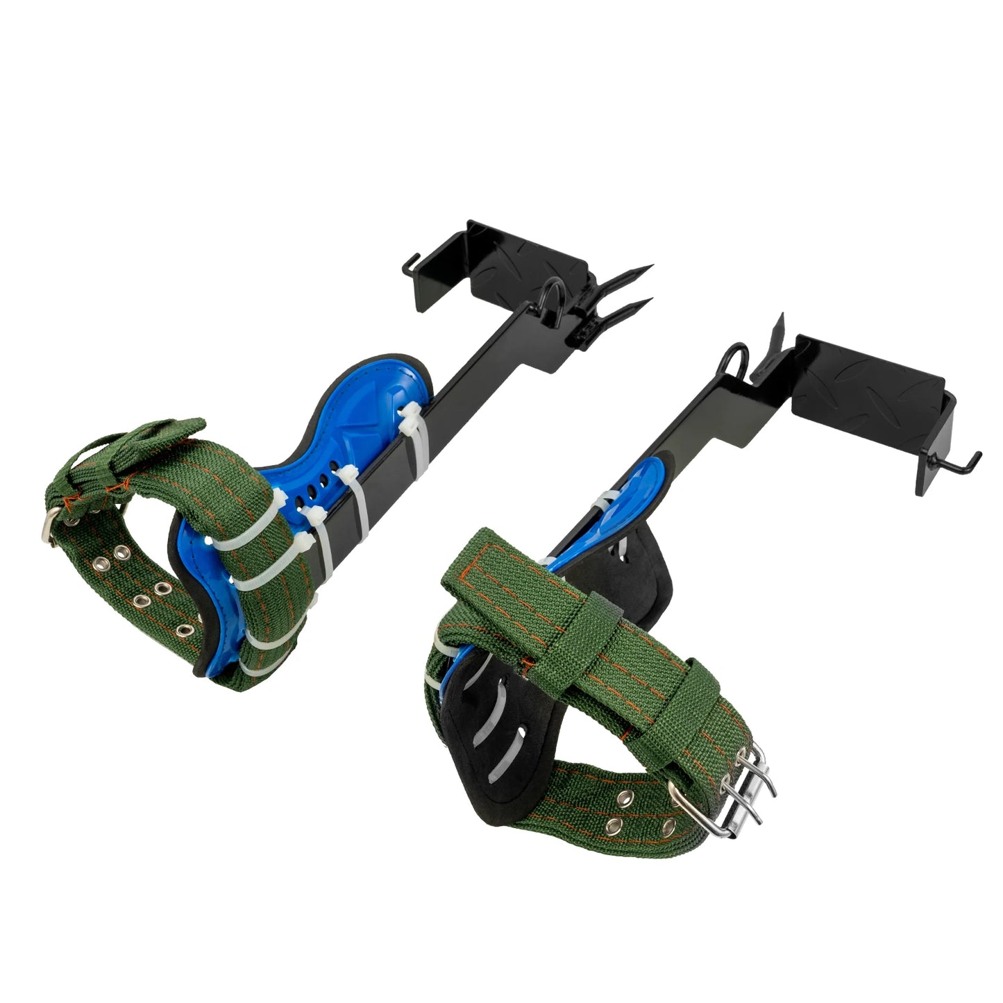 Portable Tree Climbing Spike Set With Safety Straps