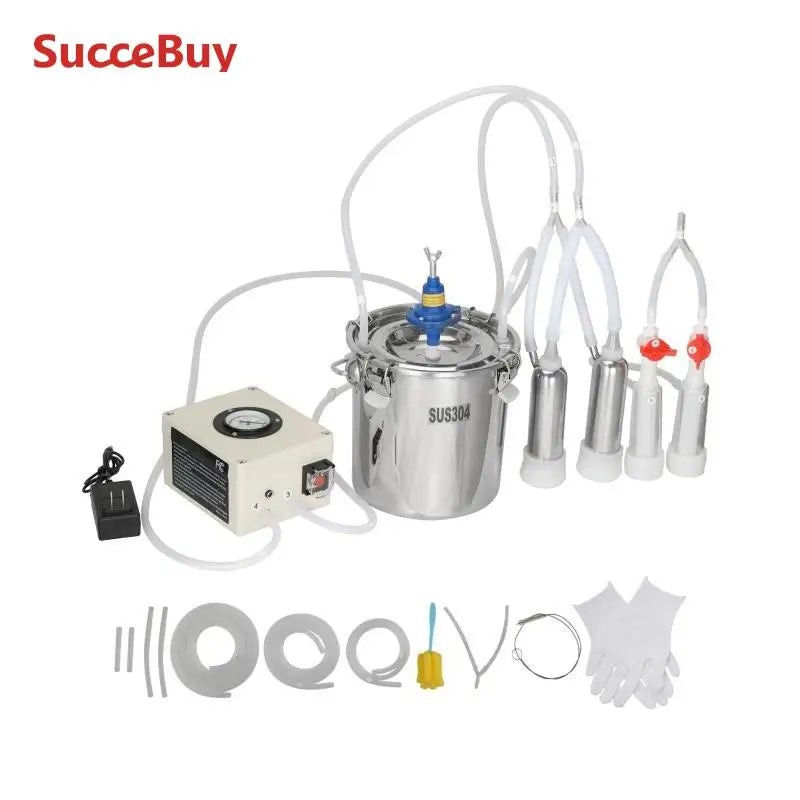 SucceBuy Goat Milking Machine Pulsation Cups Tubes