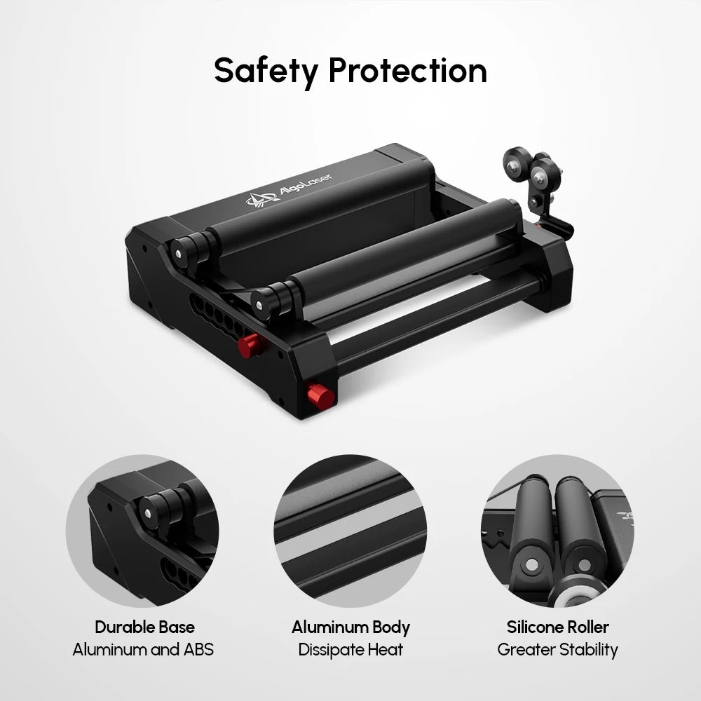 AlgoLaser ThreeInOne 360 Degree Rotary Engraving Platform