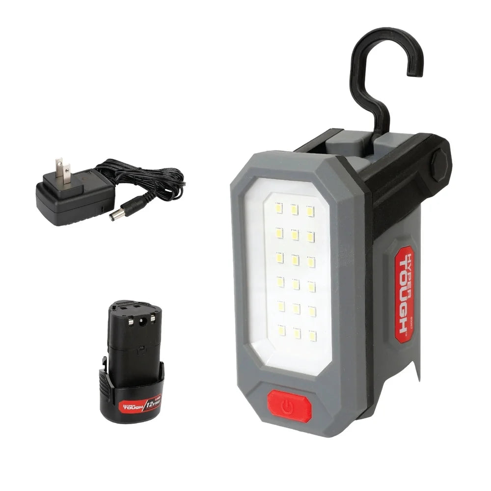 XMSJ 12V Max 800 Lumen Cordless LED Work Light Charger