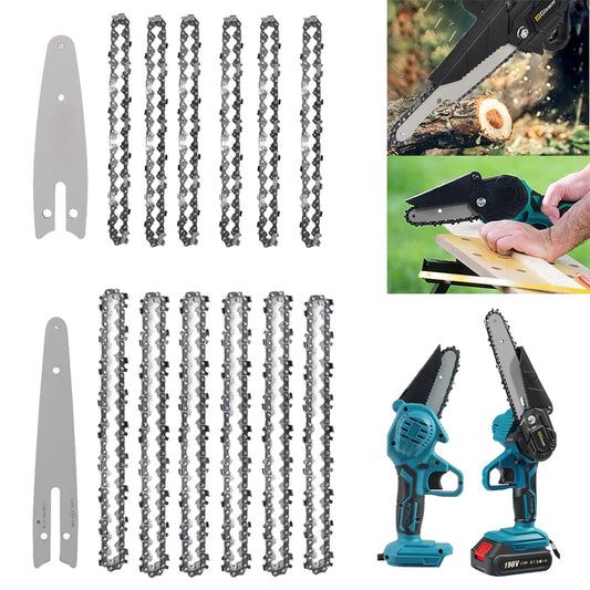 Gisam Replacement Chainsaw Chain And Guide Plate Set