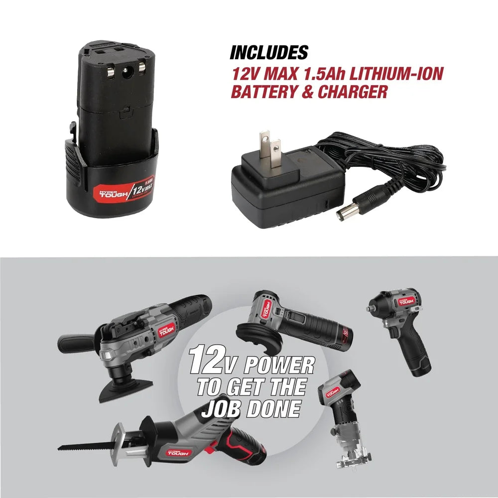 XMSJ 12V Max 800 Lumen Cordless LED Work Light Charger