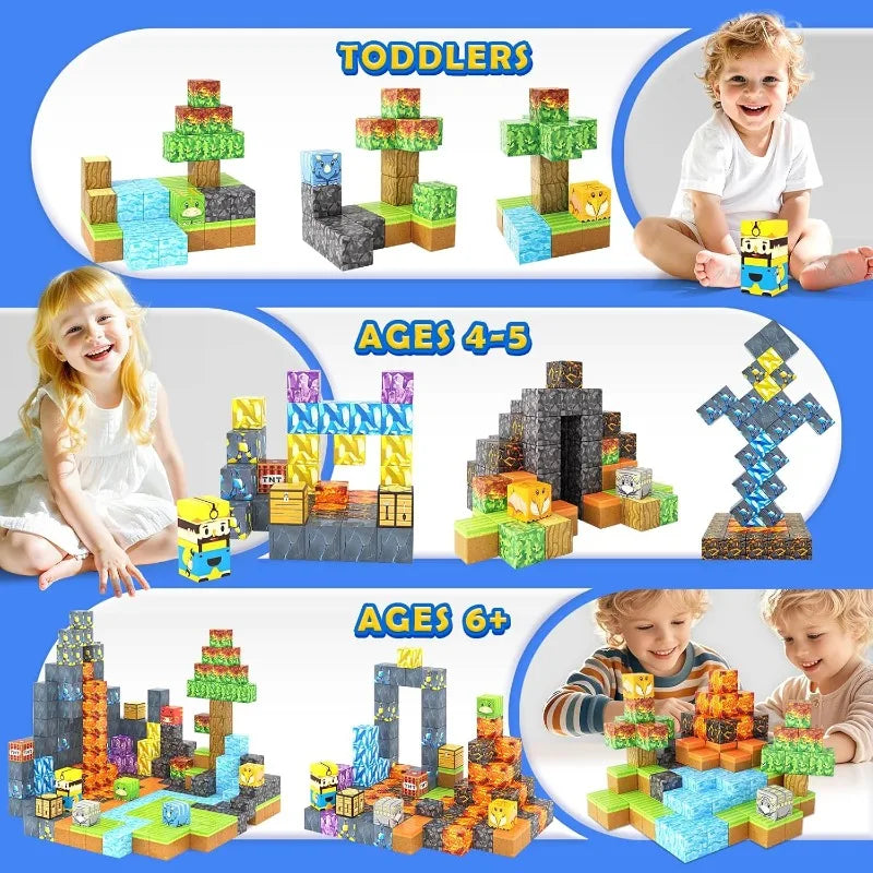 Mine Magnet World Building Outdoor Sensory Toys for Kids