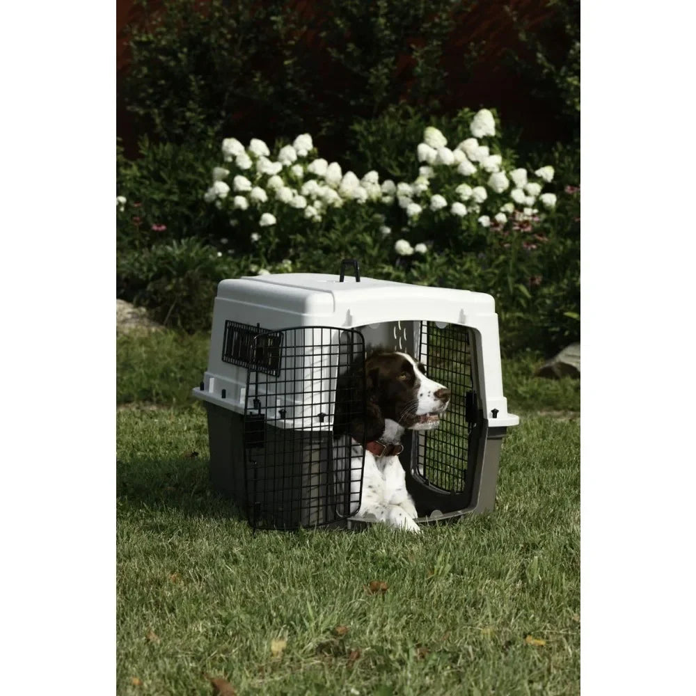 Hign-concerned Two Door Dog Crate for Air Transport