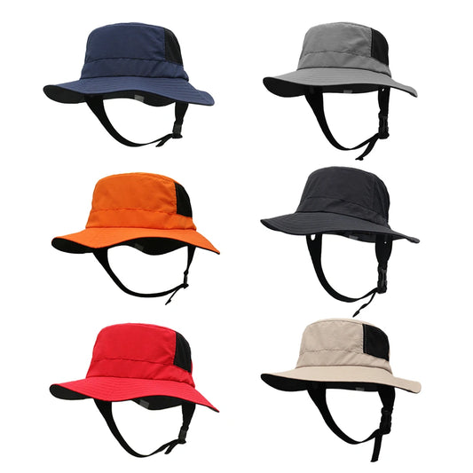 CN Beach Surf Cap Adjustable Breathable Sun Hat for Outdoor