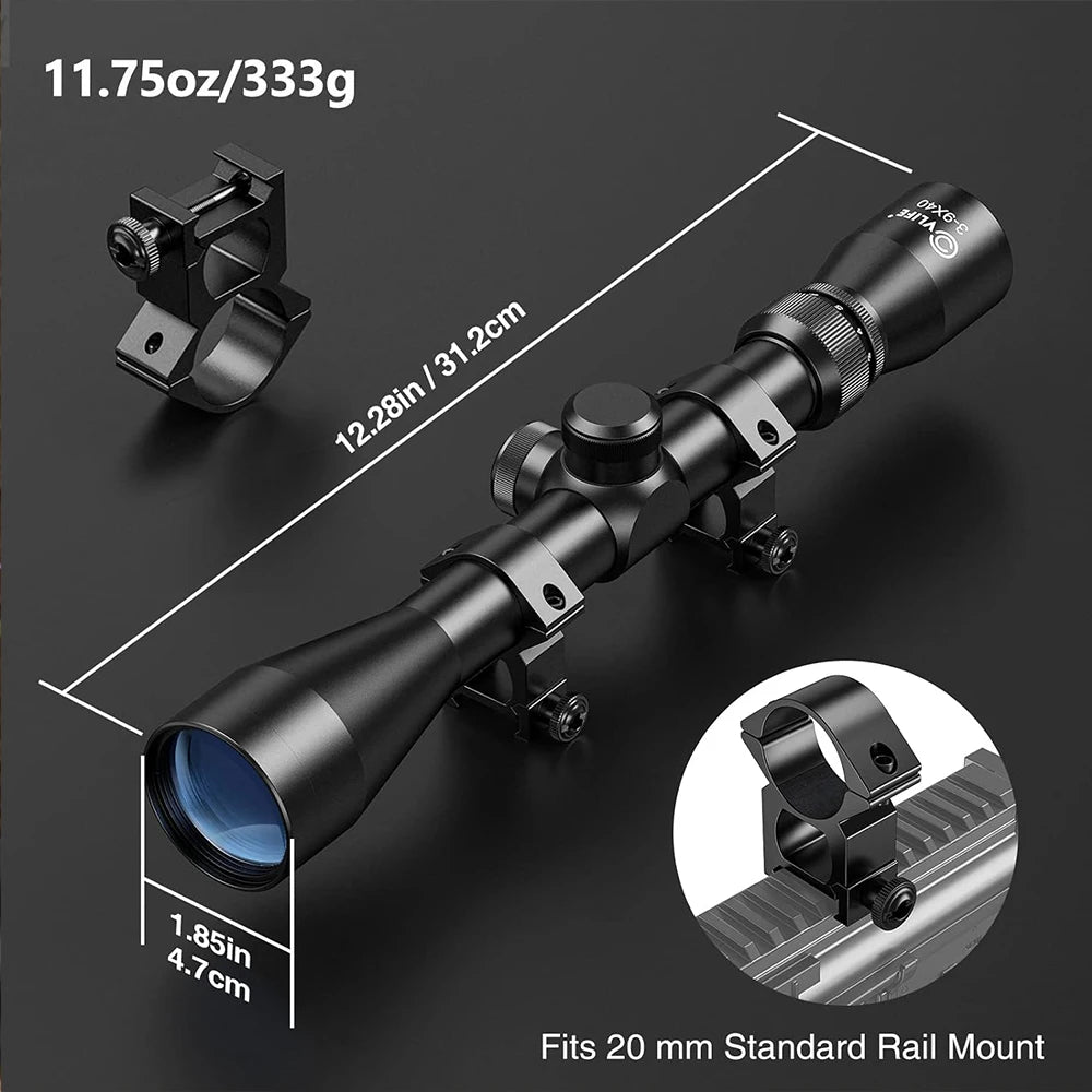 Bestsight Precision Rifle Scope With Mil Dot Reticle