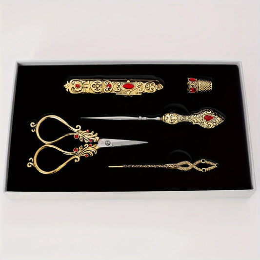 Hign-concerned Vintage Embroidery Scissors Tool Set