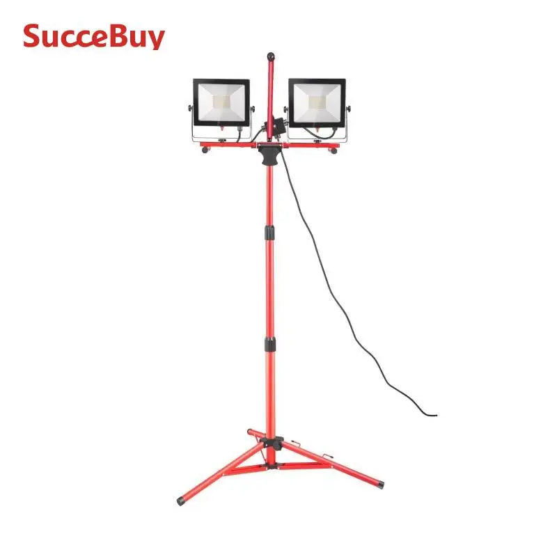 SucceBuy LED Work Light Dual Head With Tripod Stand