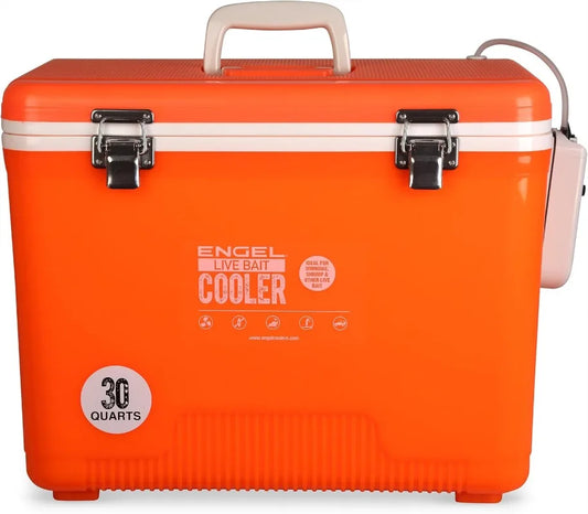 Engel Live Bait Cooler Box with Aerator for Fishing