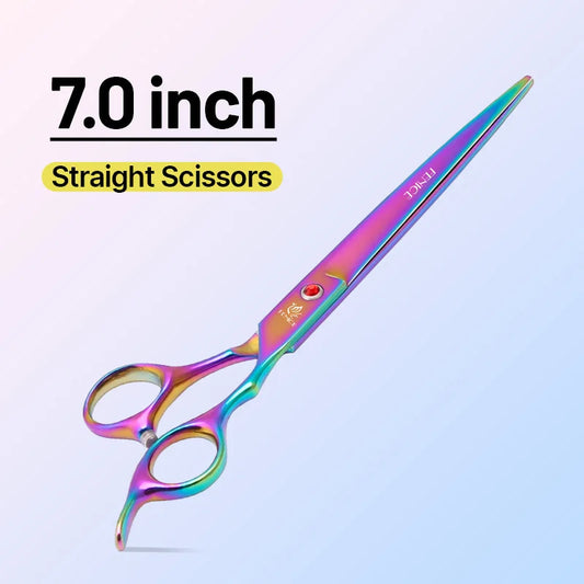 Fenice 9CR Steel Dog Grooming Scissors Shears Set 6.5 7 Inch