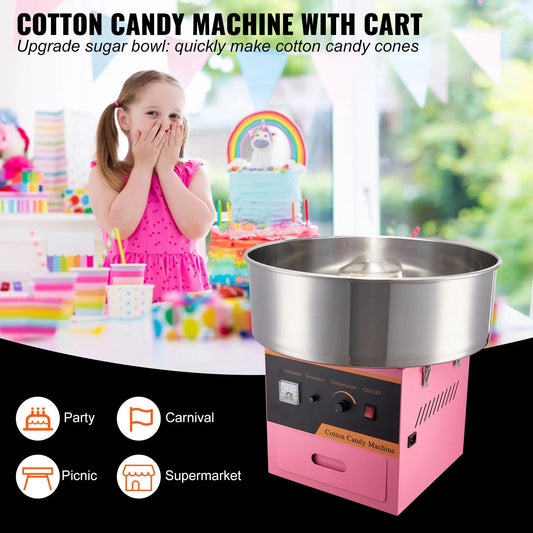 Succebuy Electric Cotton Candy Maker Floss Machine Pro