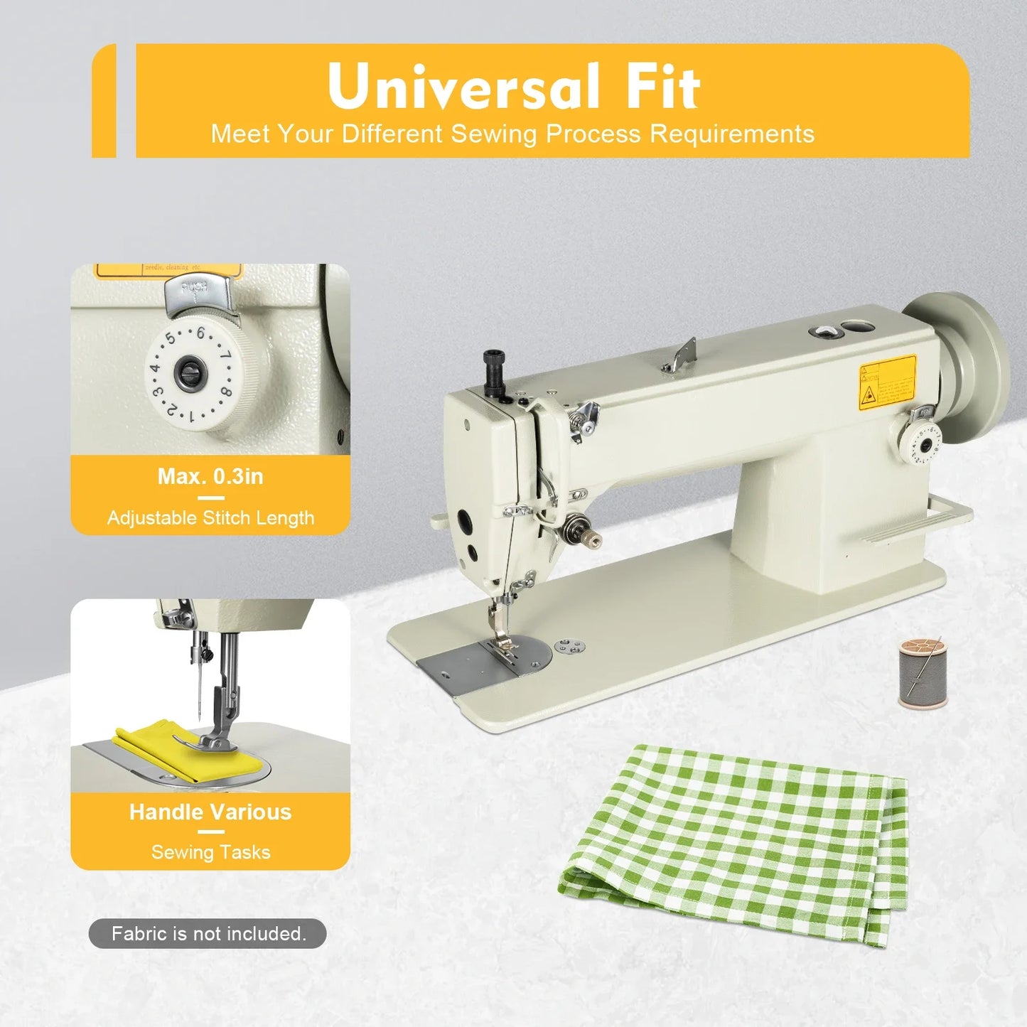 Heavy Duty Industrial Sewing Machine 3000 Stitch Per Minute