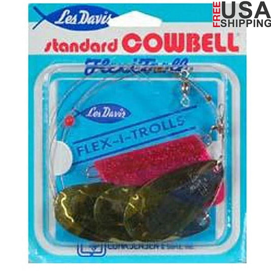 Luhr Jensen Cowbell Lake Troll Fishing Lure With Blades