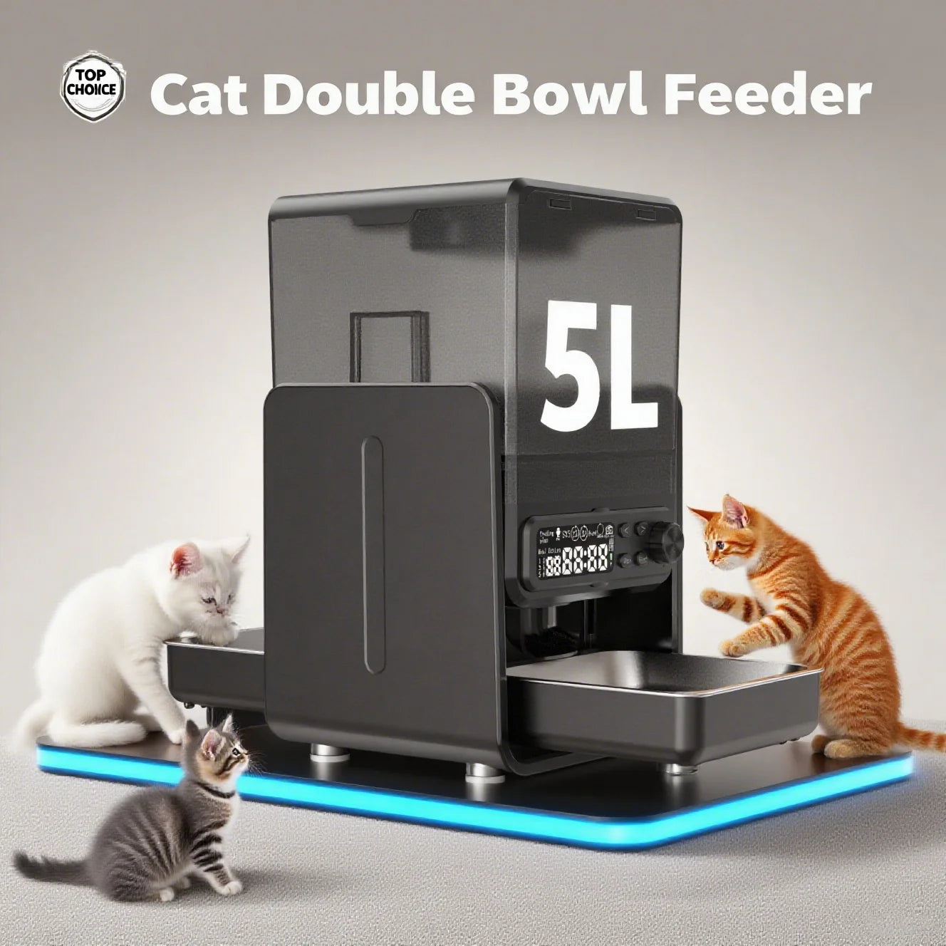 Cityflee Smart Pet Feeder For Cats And Dogs Timed Feeding