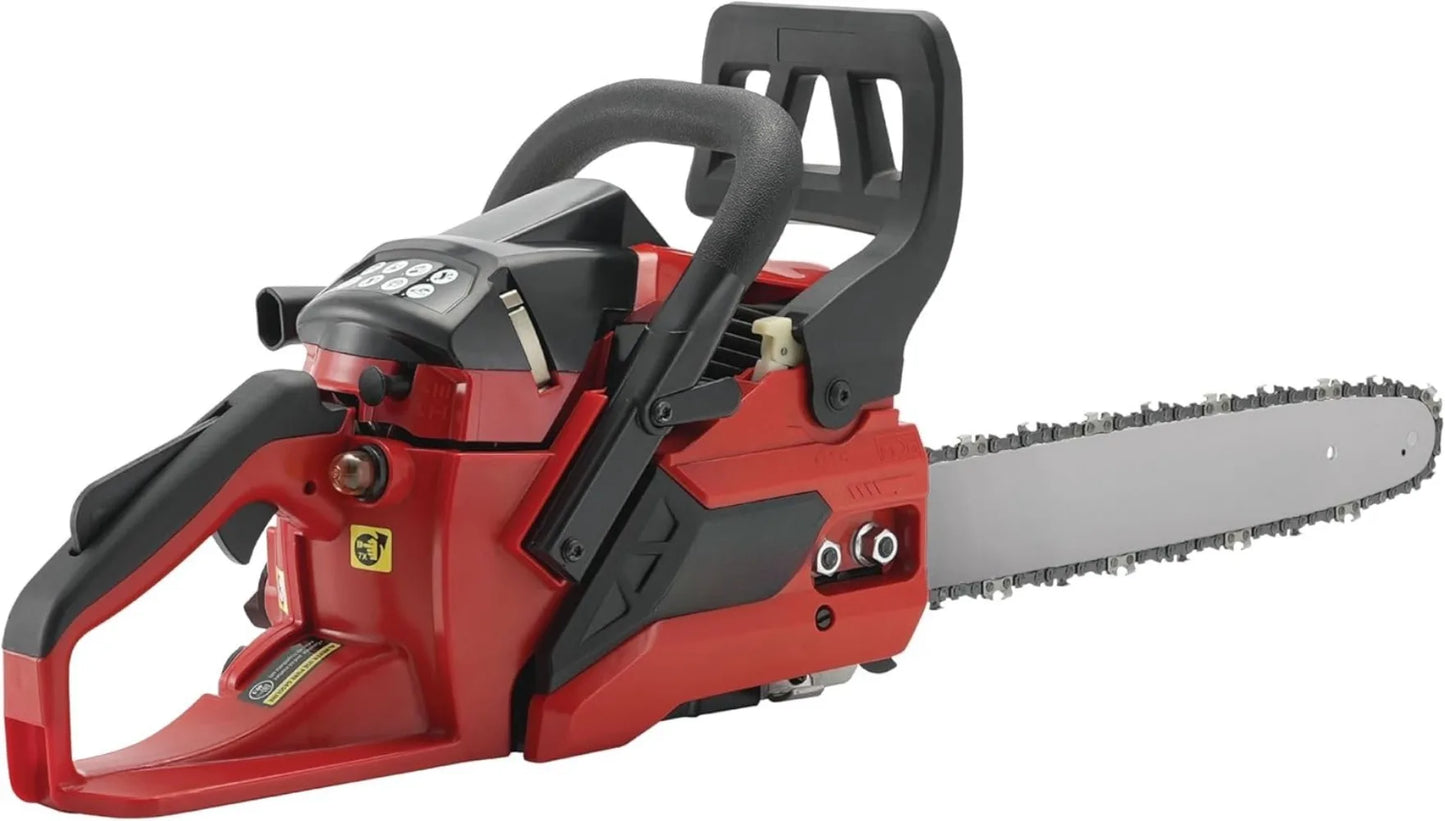 37.2cc 14 Inch Gas Powered Chainsaw with Telescopic Handle