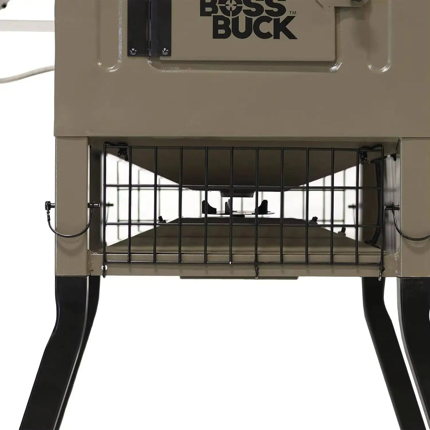 Boss Buck Stand And Fill Sled Feeder With Diverter Plate