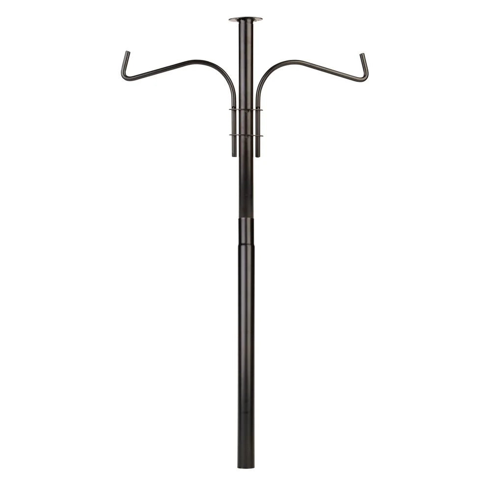 XMSJ Premium Bird Feeder Pole Supports Three Feeders Outdoor