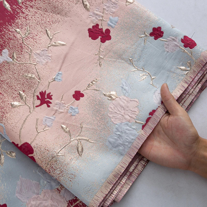 SJD LACA Nigerian Brocade Lace Damask Jacquard Fabrics