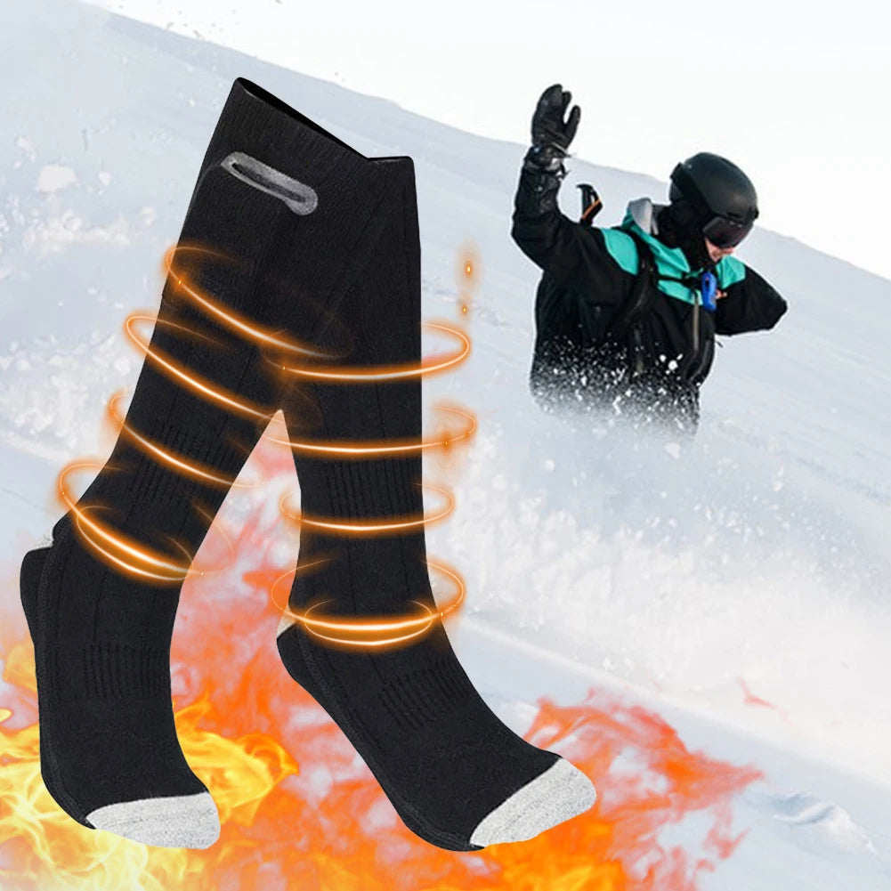 APWIKOGER Electric Heated Socks With 3 Modes Winter Warmth