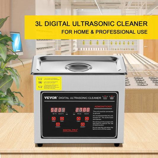 VEVOR Ultrasonic Cleaner Portable Heated Washing Machine