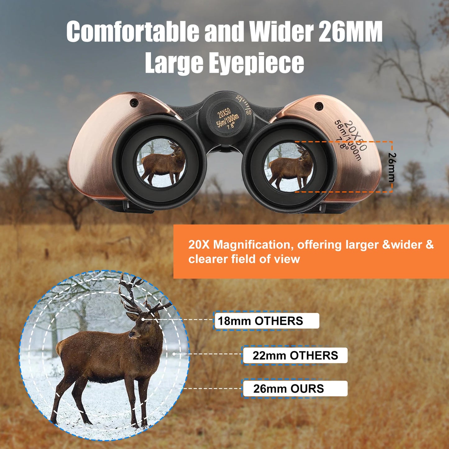 Function High Powered Binoculars With Phone Adapter