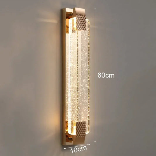 Enerlord Modern Luxury Rectangular Bubble Wall Lamp