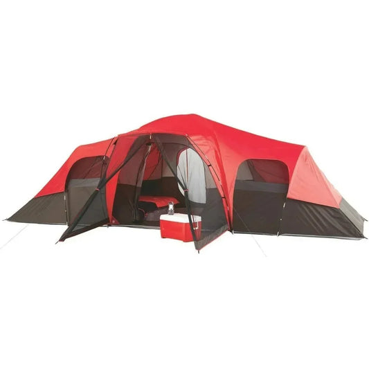 10-Person Family Camping Tent Easy Setup 21 Feet by 15 Feet