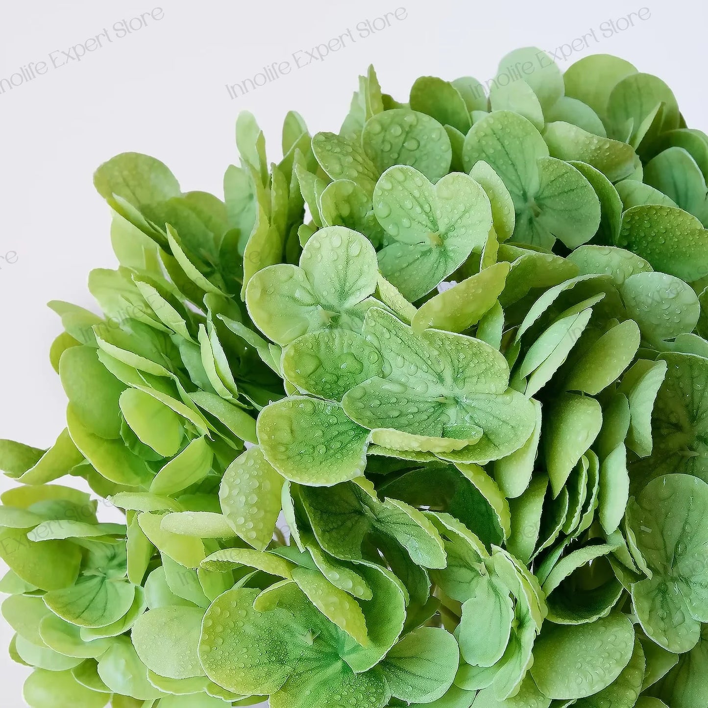 2 to 8 Pieces Artificial Hydrangeas 21 Inch Real Touch Latex Faux Hydrangea for Party Wedding Home Decor Outdoor Bouquet