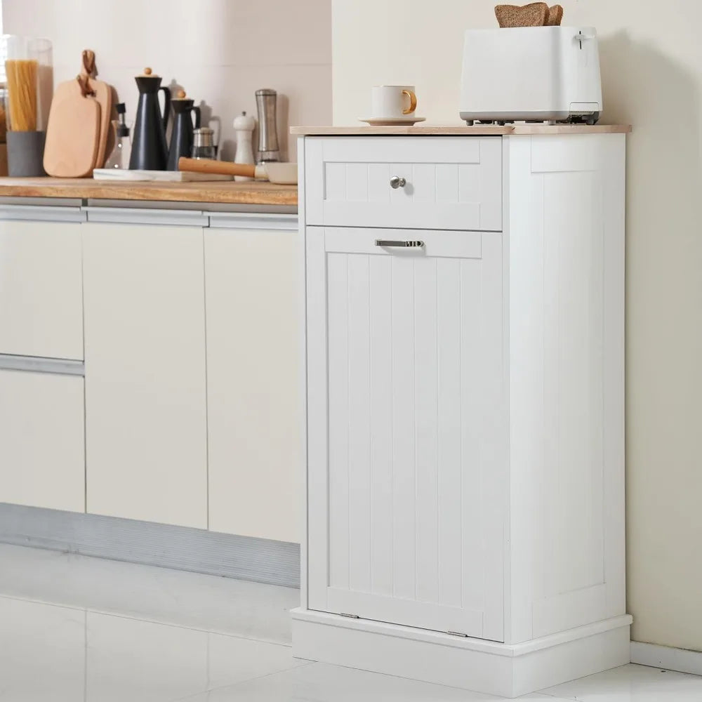 DAFIFY Tilt Out Trash Cabinet for Kitchen and Living Room