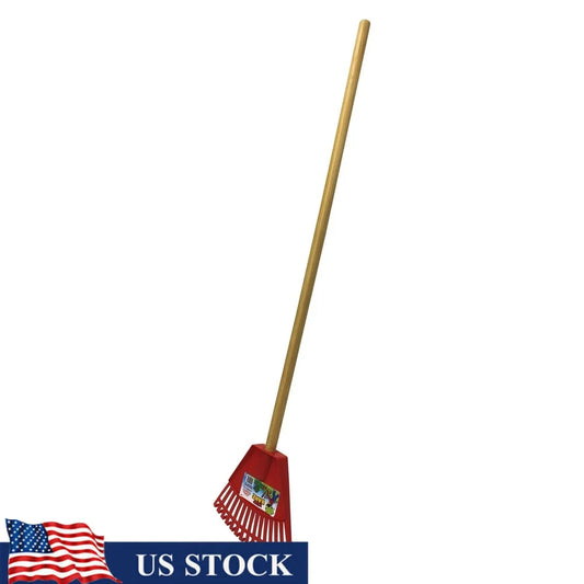 XMSJ Kids Garden Leaf Rake Child Safe Durable Tool