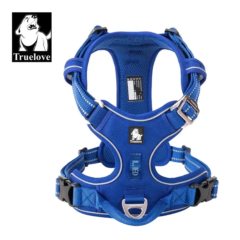 TRUELOVEB Explosion Proof Dog Harness Reflective Nylon