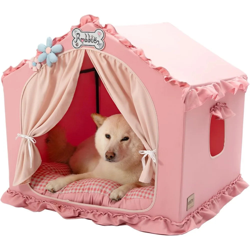 Hign-concerned Indoor Dog Tent Bed With Frame Shelter