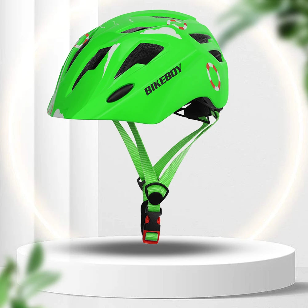 Kids Adjustable Bicycle Helmet with Taillights and Vents
