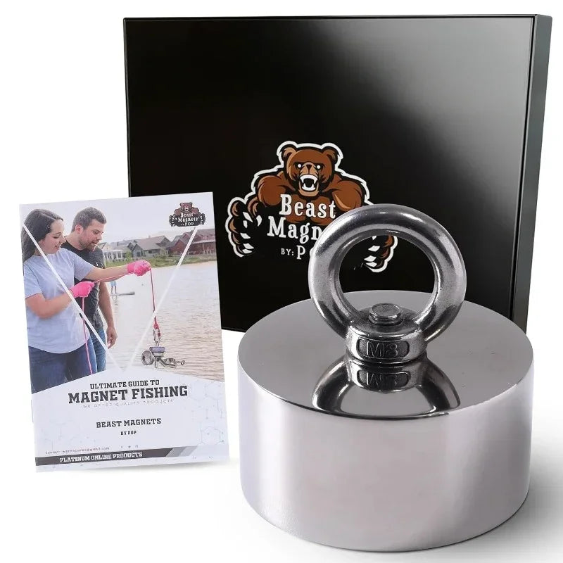 360 Degree Fishing Magnet 2000lb Strong Heavy Duty