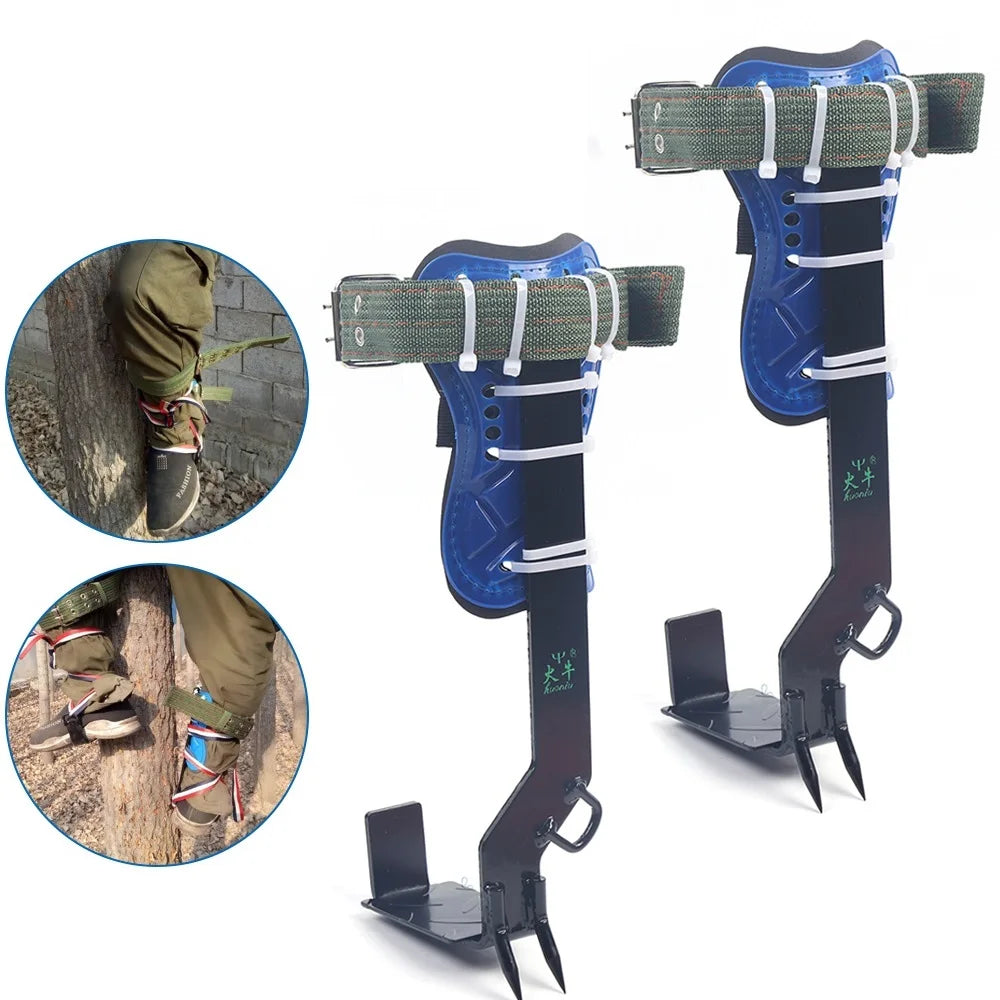 Tree Climbing Spike Set with Safety Belt for Outdoor Adventures
