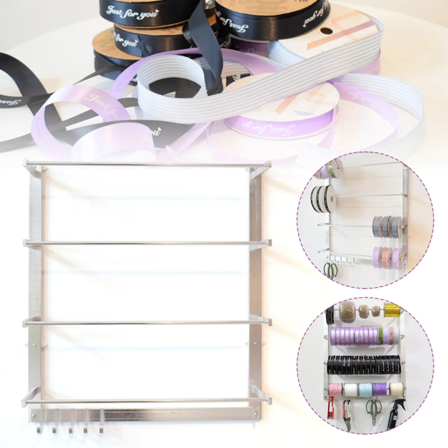 Hign-concerned Thread Holder Organizer Wire Spool Rack