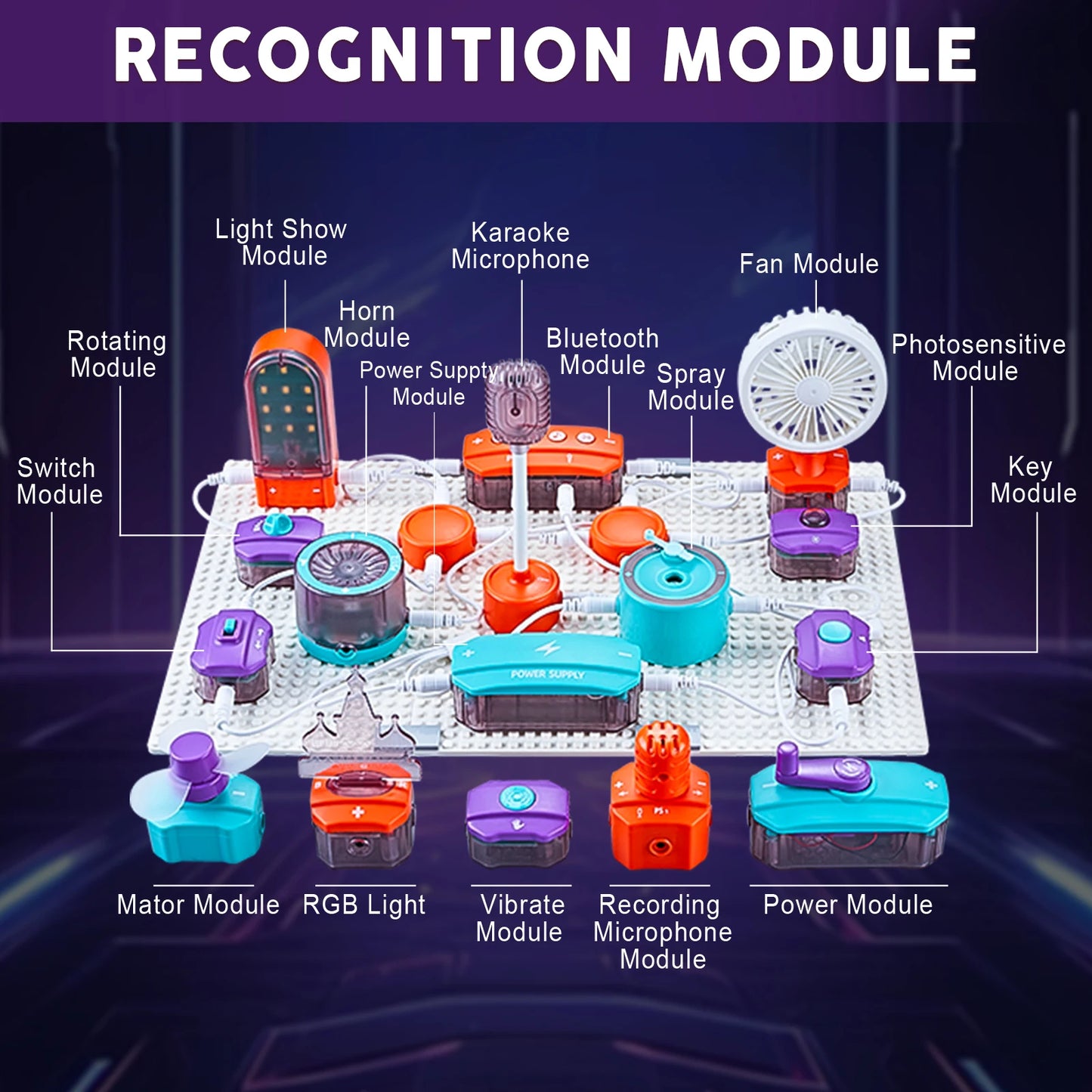 Frolic And Grow VATOS Science Circuit Kit For Kids Learning