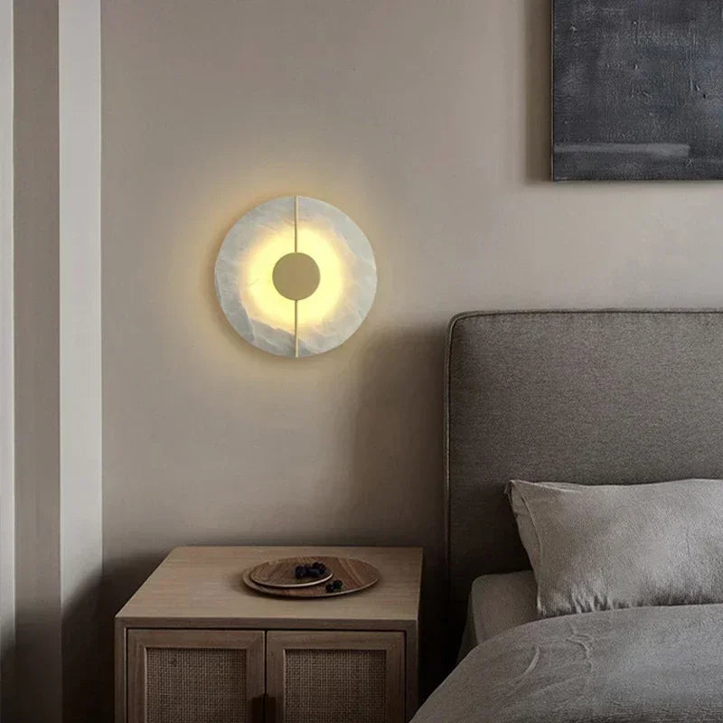 Modern Creative Marble Wall Lamp by NoEnName