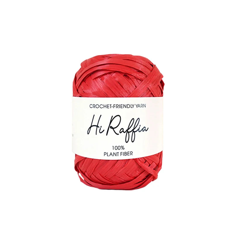Zhejiang Natural Raffia Straw Yarn 100 Plant Fibre Crochet
